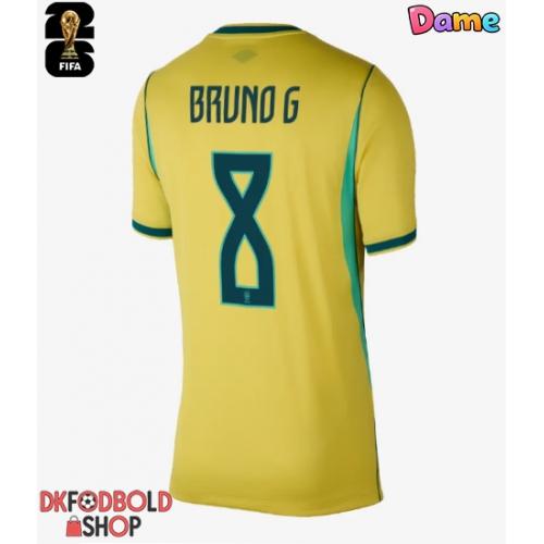 Brasilien Bruno Guimaraes #8 Hjemmebanetrøje Dame VM 2026 Kort ærmer